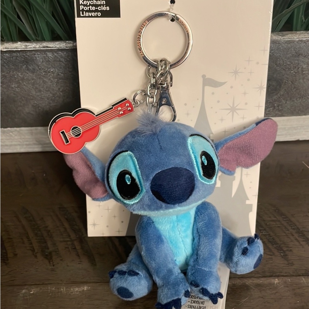 Disney Parks Stitch 626 Plush Keychain